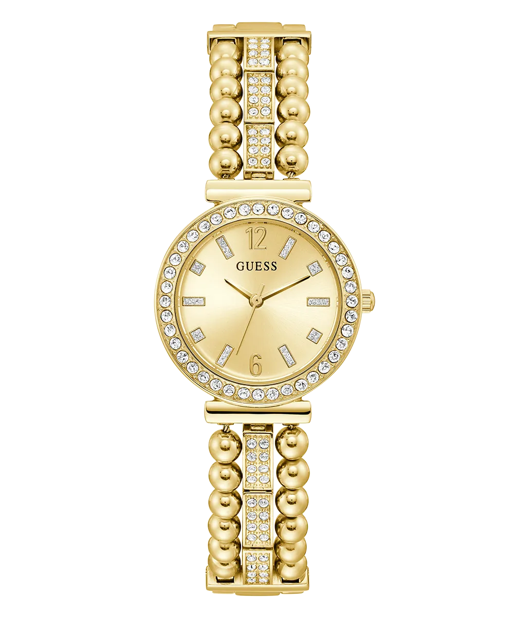 GUESS Ladies Gold Tone Analog Watch