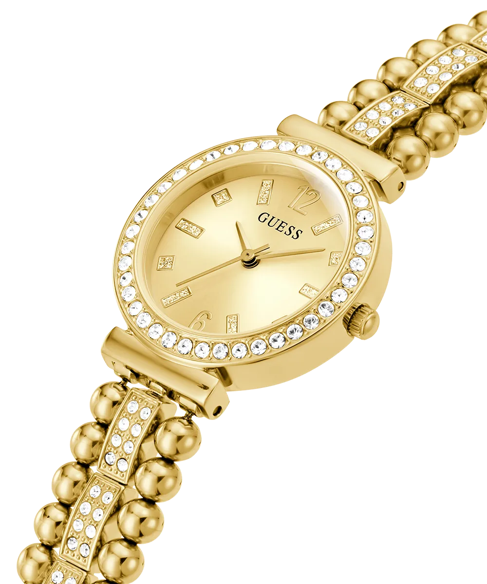 GUESS Ladies Gold Tone Analog Watch