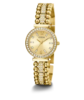 GUESS Ladies Gold Tone Analog Watch