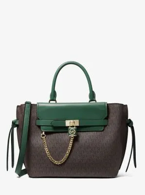 Hamilton Legacy Large Logo Belted Satchel