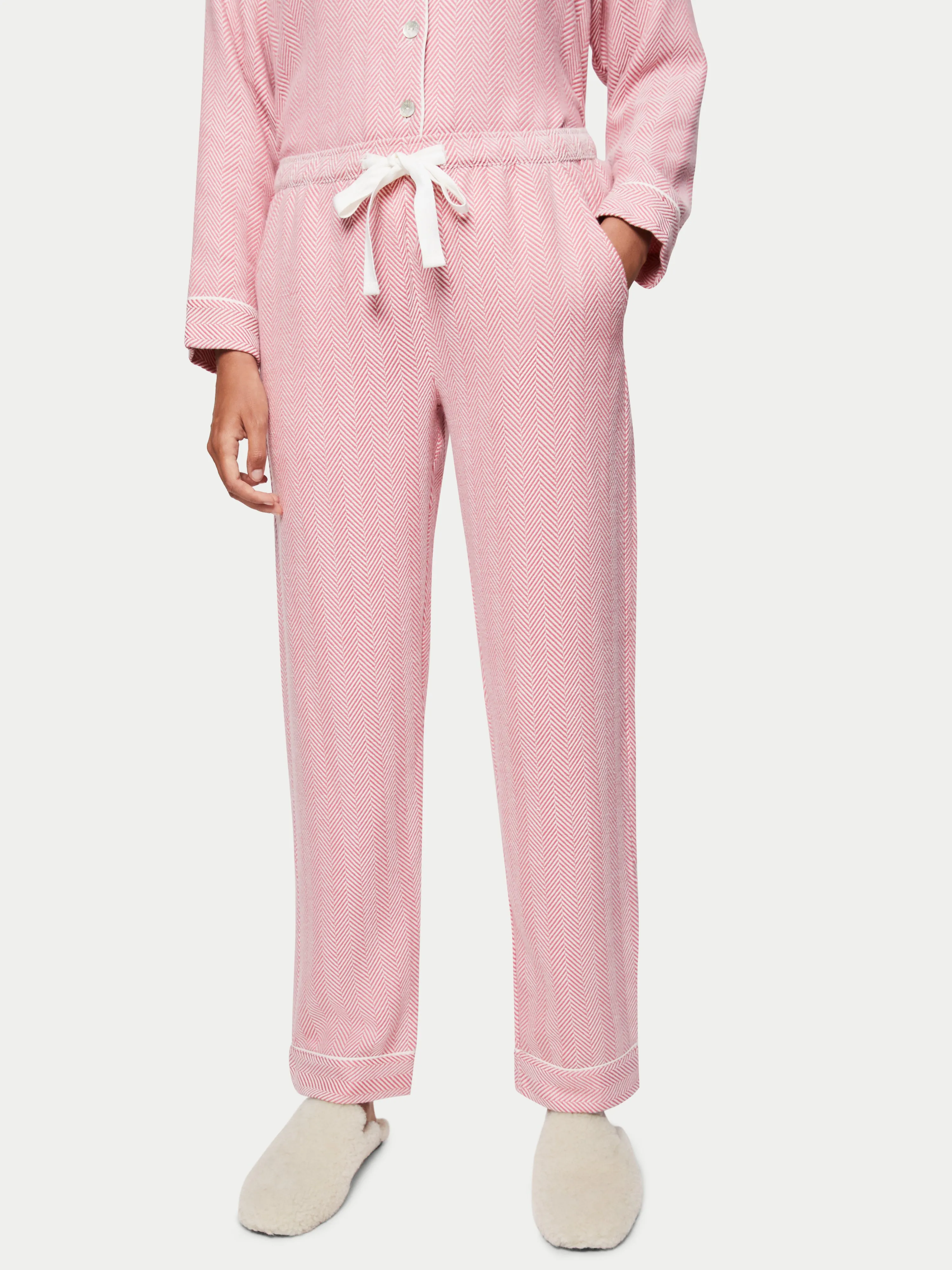 Herringbone Pyjamas | Pink