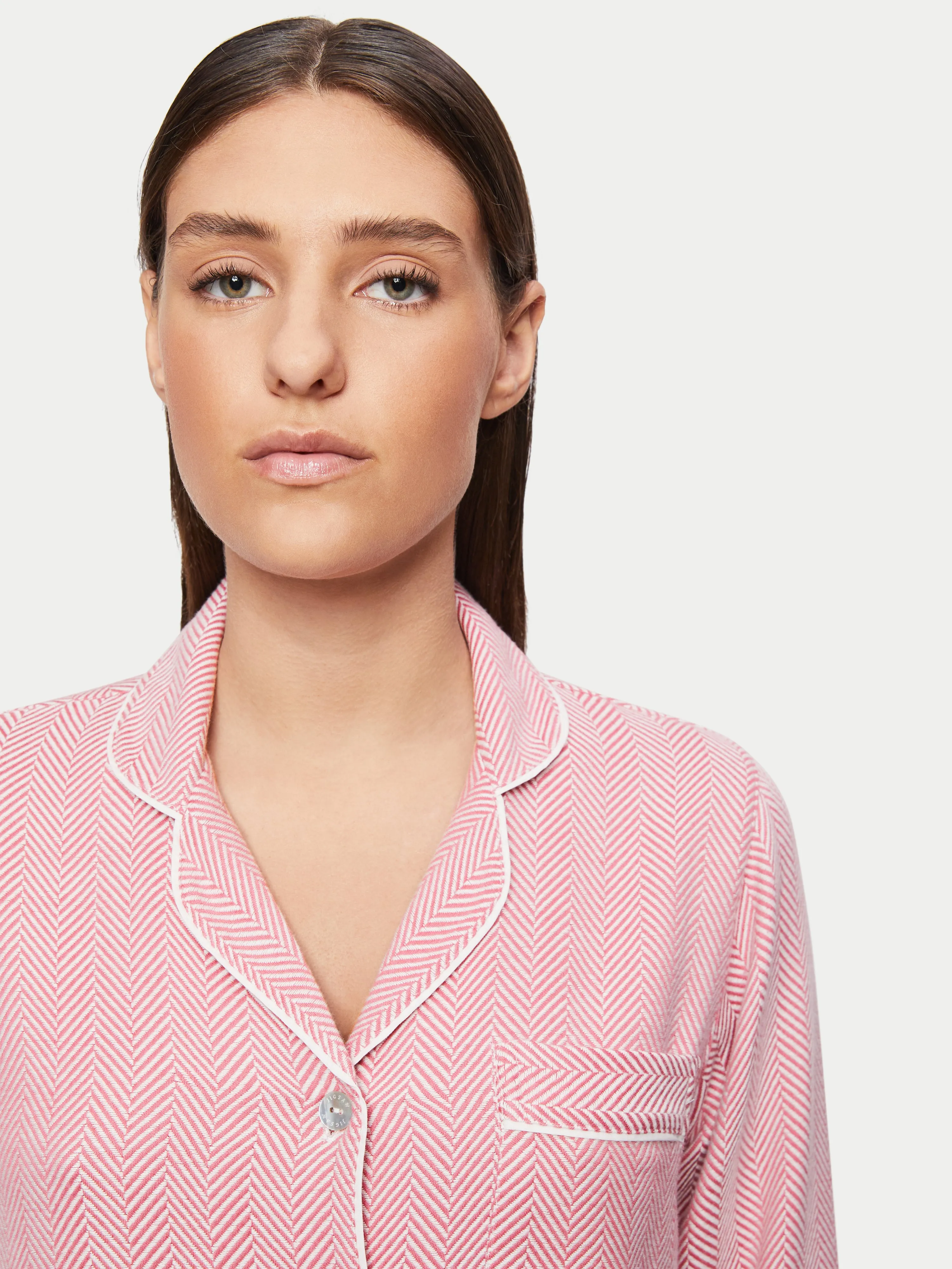 Herringbone Pyjamas | Pink