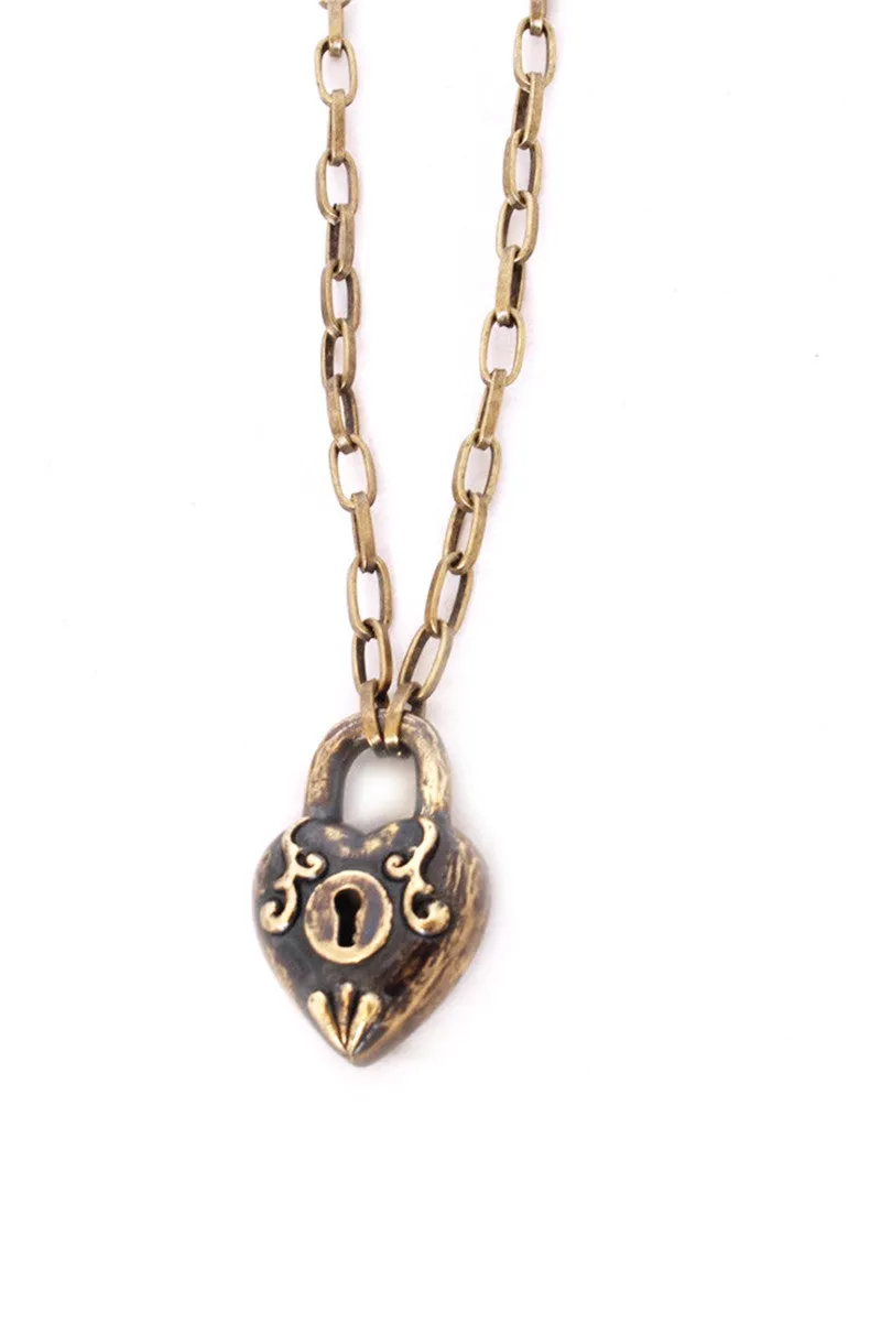 Hilmer x Sparrow Heart Lock Necklace