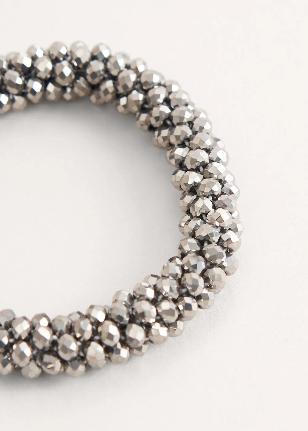 INES CRYSTAL BRACELET - GREY