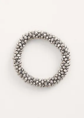 INES CRYSTAL BRACELET - GREY