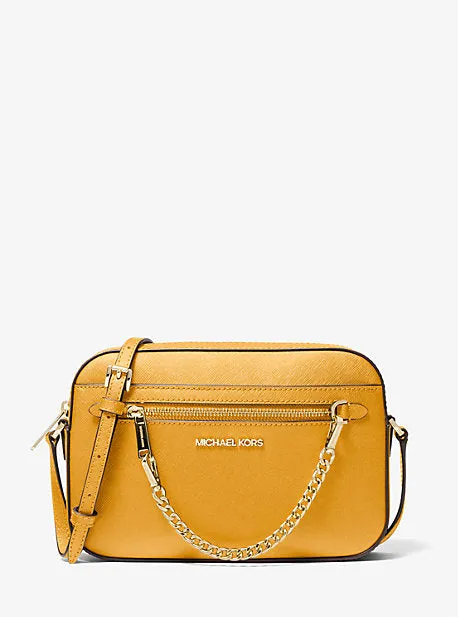 Jet Set Large Saffiano Leather Crossbody Bag | 56355