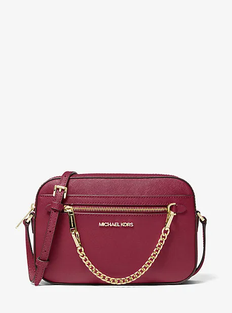 Jet Set Large Saffiano Leather Crossbody Bag | 56355