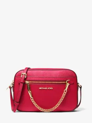 Jet Set Large Saffiano Leather Crossbody Bag | 56355