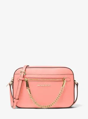 Jet Set Large Saffiano Leather Crossbody Bag | 56355