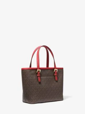 Jet Set Travel Extra-Small Saffiano Leather Top-Zip Tote Bag | 56031