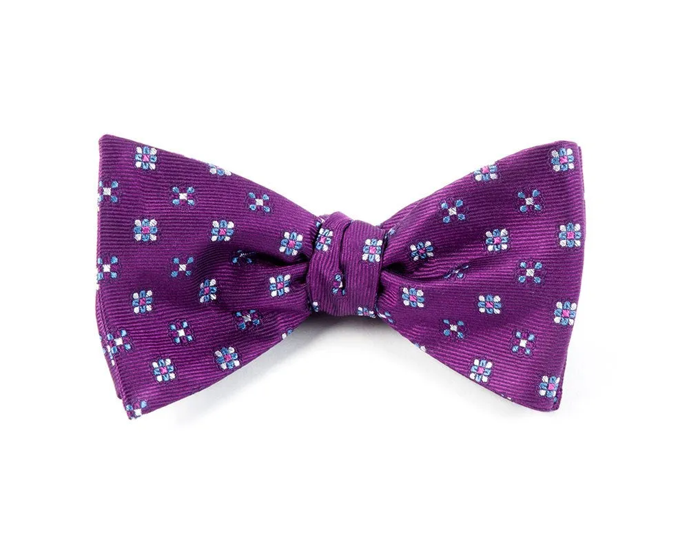 Juneberry Plum Bow Tie