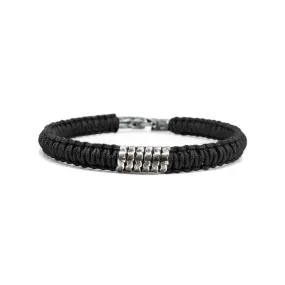 Kenton Michael | Braided Nylon Rippled Sterling Coil (3 Colors)