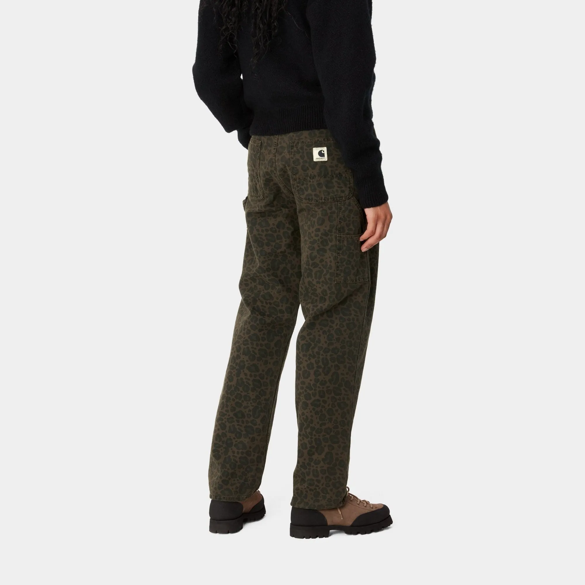 Leo Pierce Pant Straight | Tamarind / Office Green Camo Leopard (garment dyed)