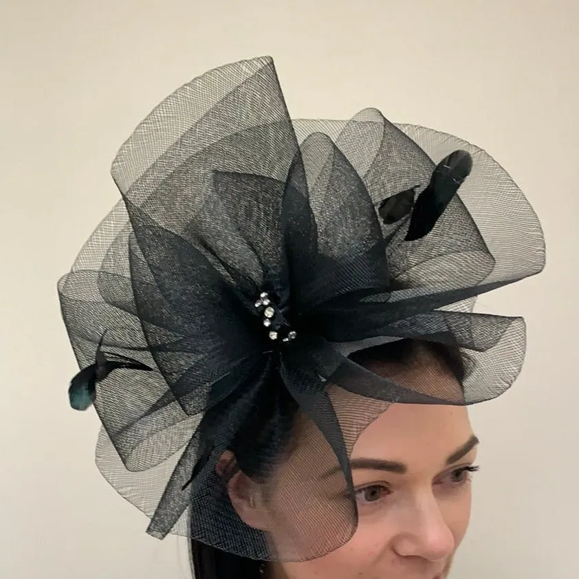 Libby Bea Crin Fascinator with Sparkle