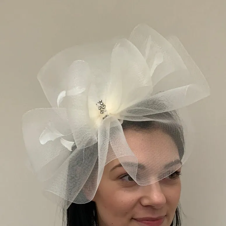 Libby Bea Crin Fascinator with Sparkle