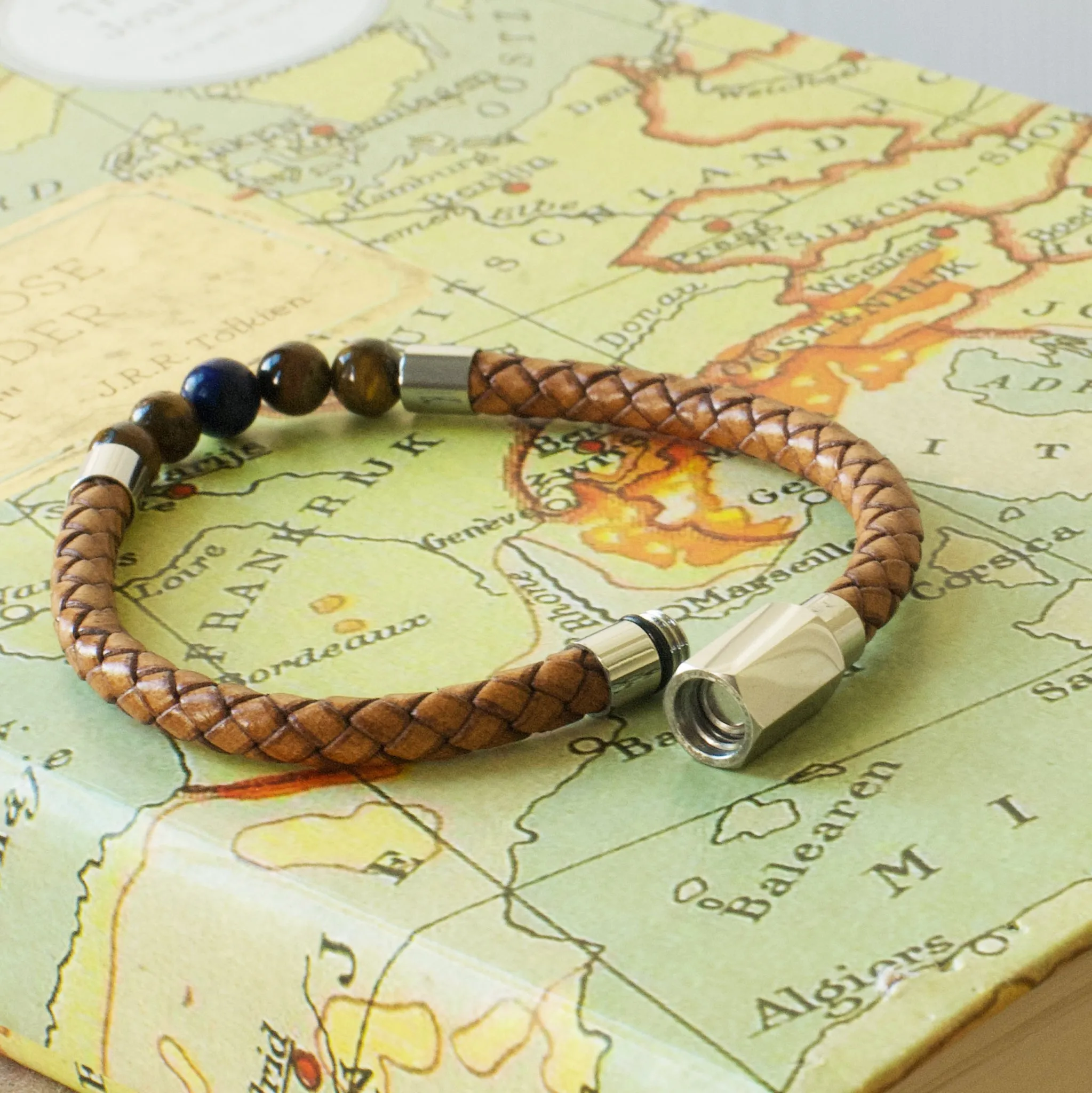 Light Brown Braided Bracelet