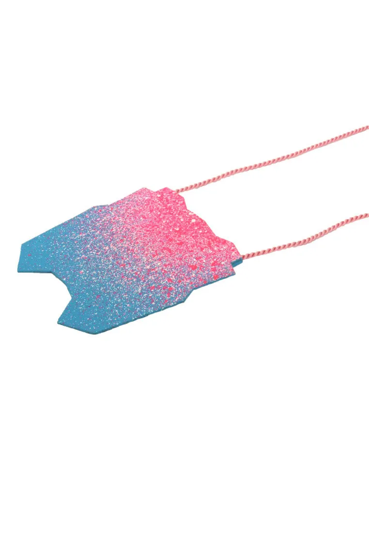 Linnéa Eriksson- Pink and Blue Spray Paint Pendant