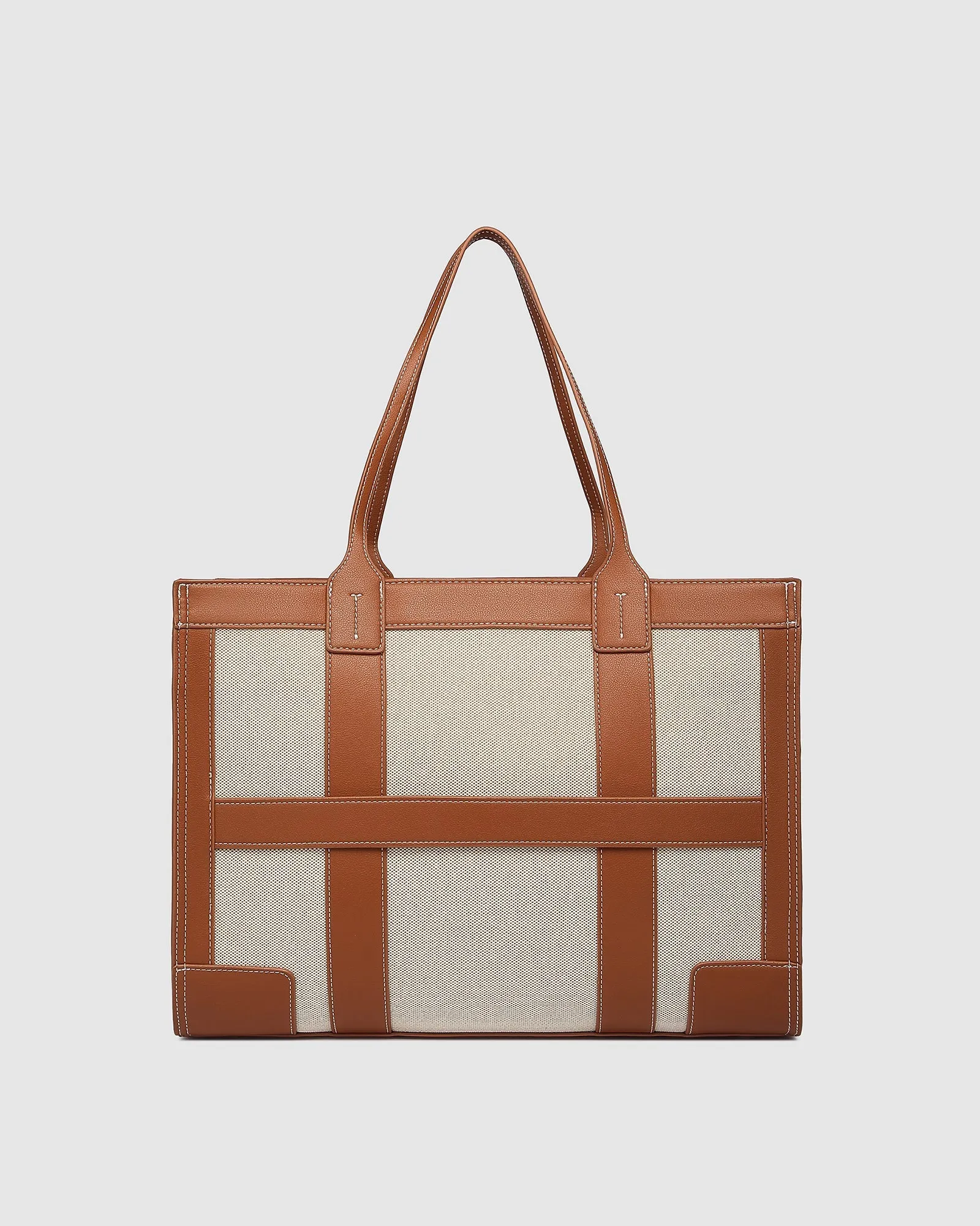 LouenHide - Toorak Canvas Tote Bag - Natural Tan