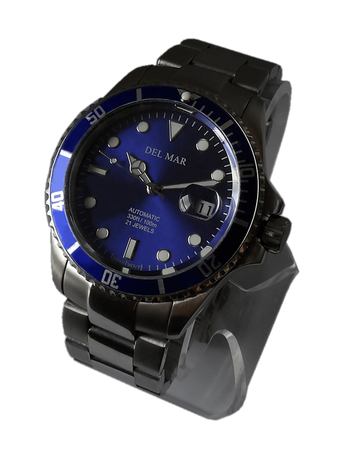 Men's Automatic Watch Blue Dial, Stainless Steel Band #50391