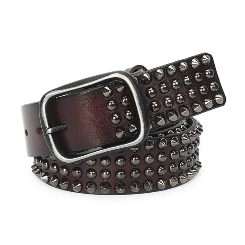 Men's Gothic Multi-rivets Belts