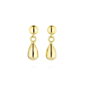 Mini Teardrop Stud Earrings - 9kt Gold