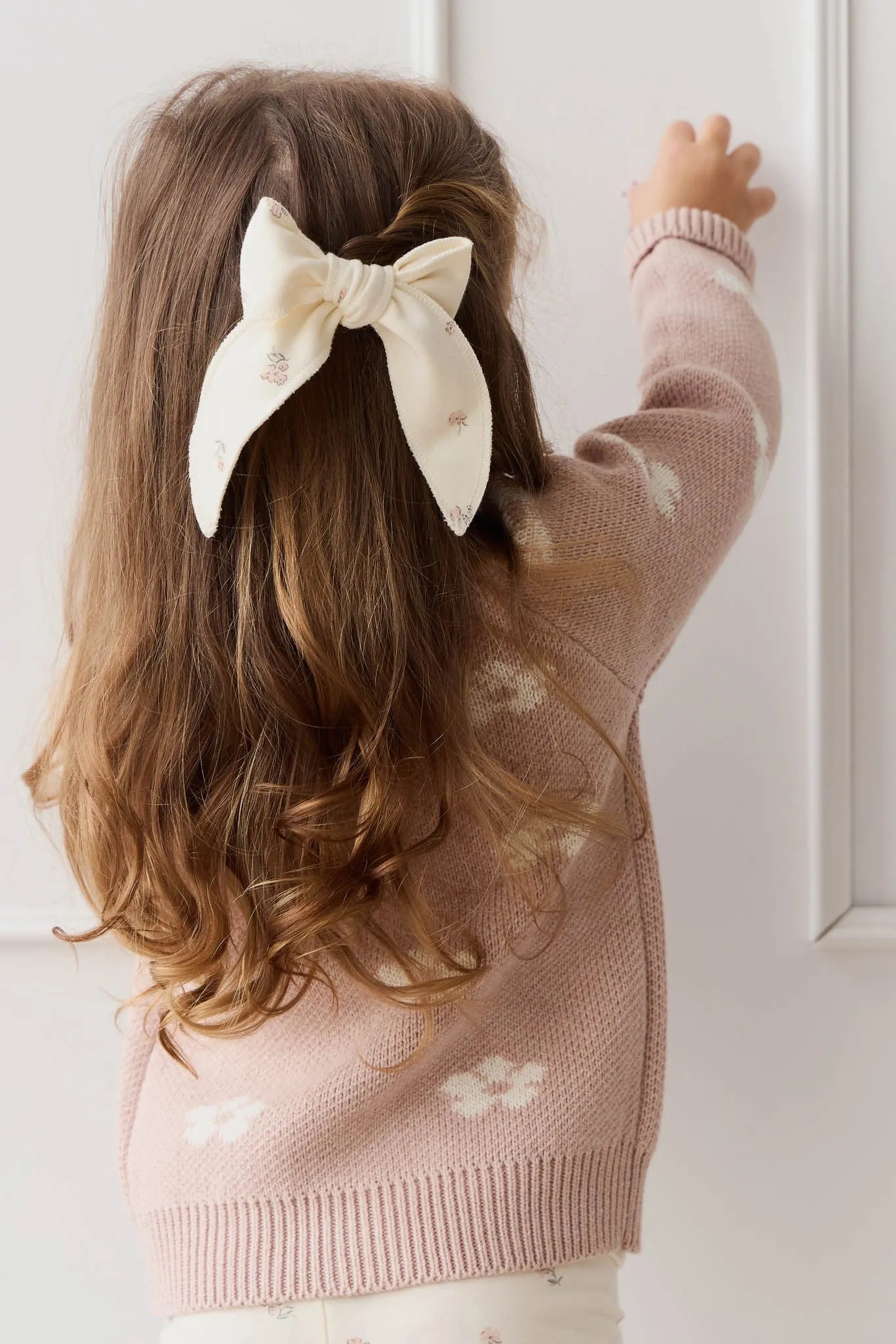 Organic Cotton Bow - Meredith Egret