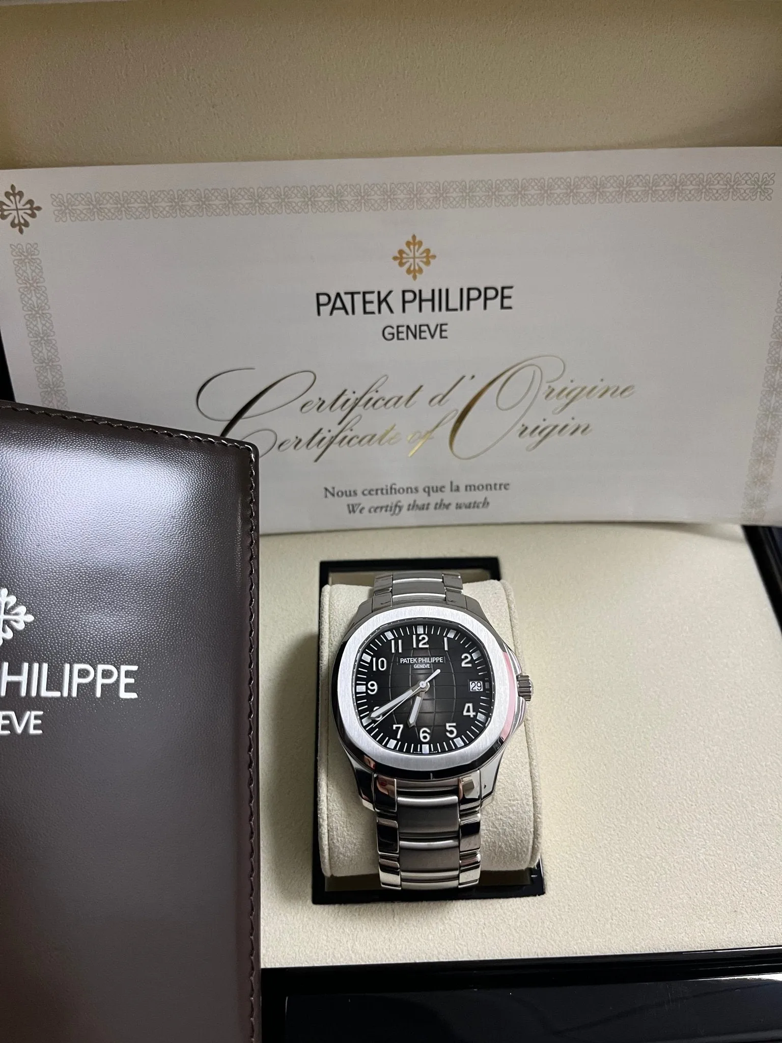 Patek Philippe Aquanaut Black Dial 5167/1A-001