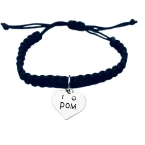 Pom Adjustable Rope Bracelet