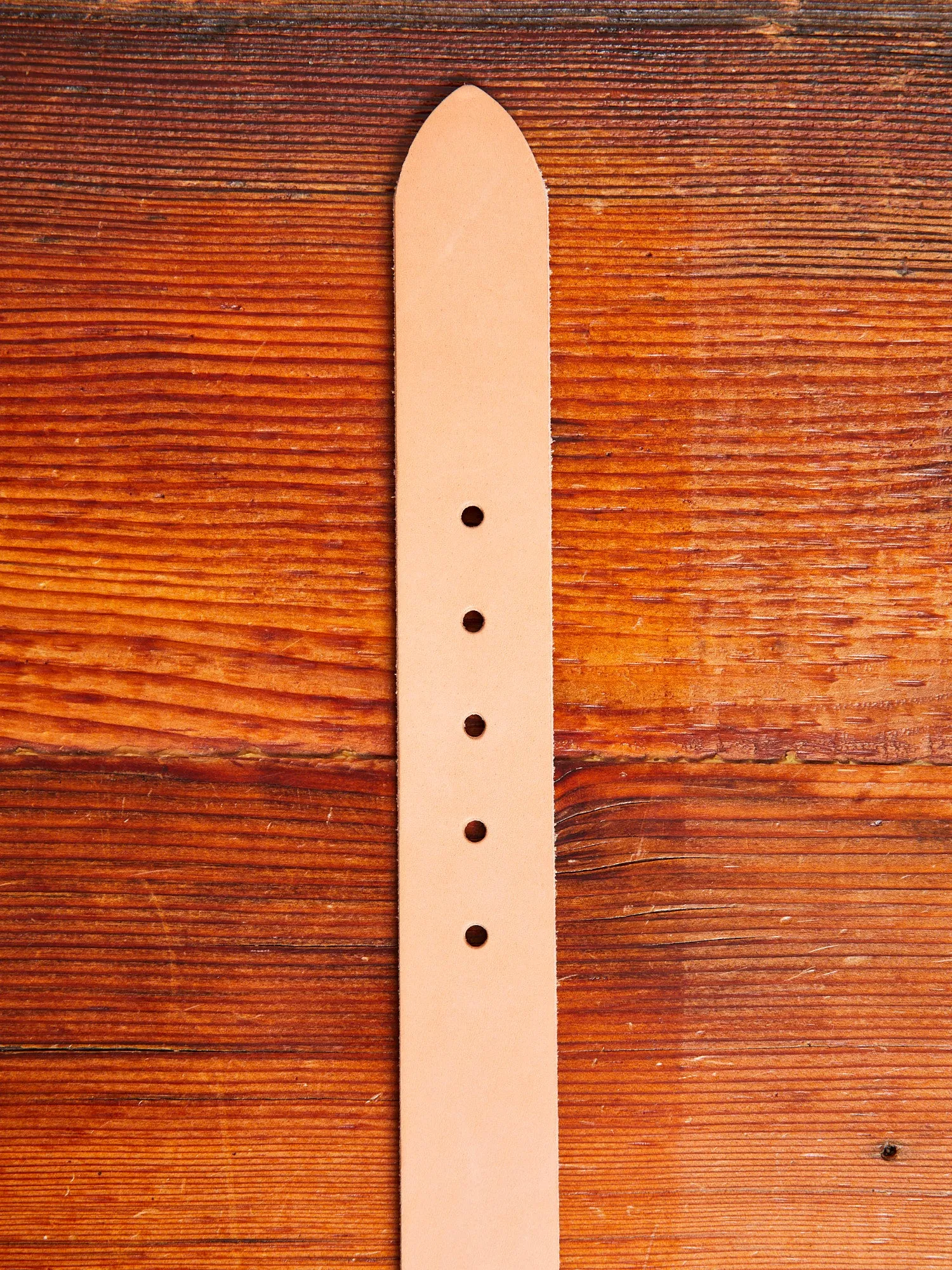 "Standard" 11oz Leather Belt in Natural