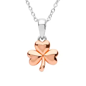 Rose Gold Shamrock Necklace