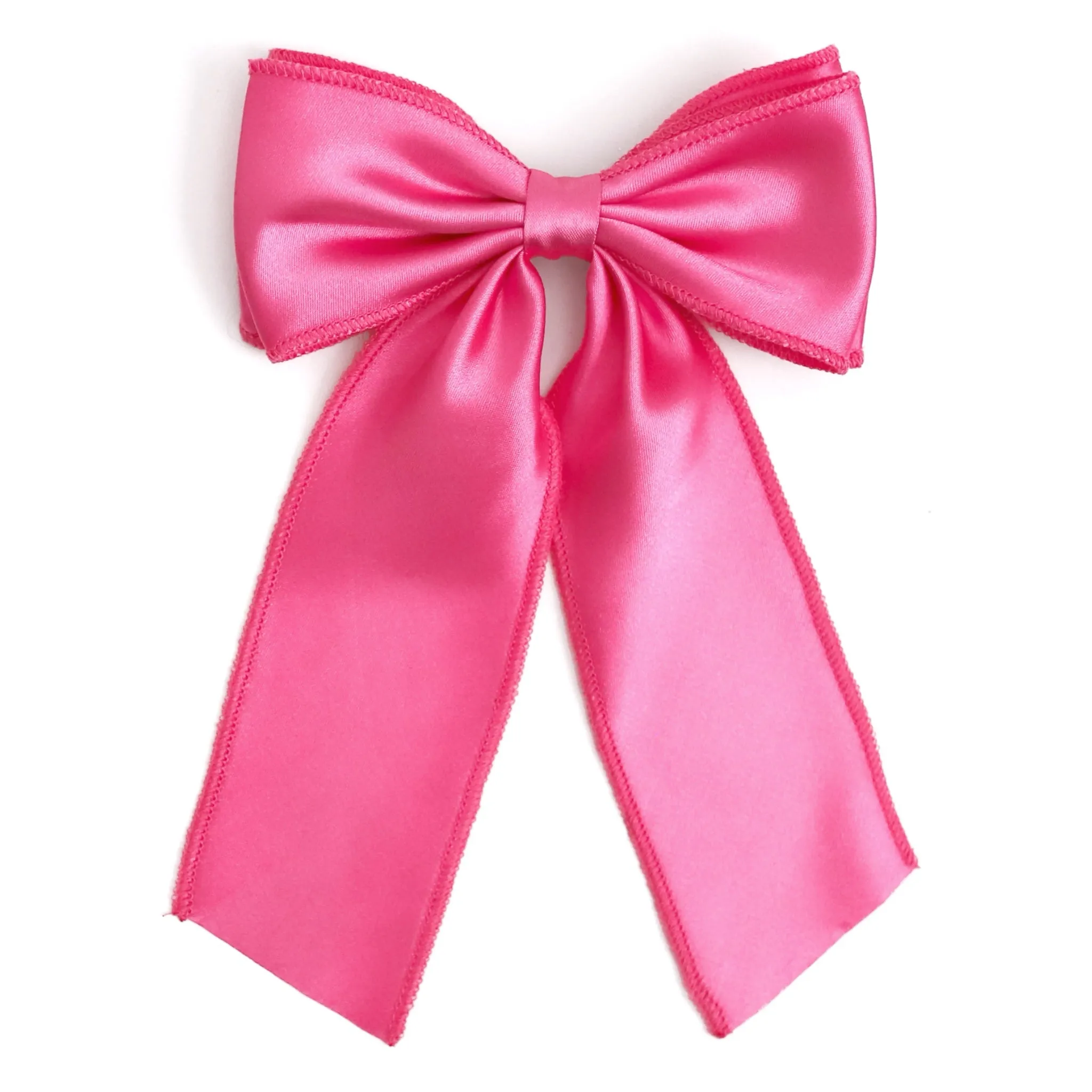 Satin Double Bow - Taffy