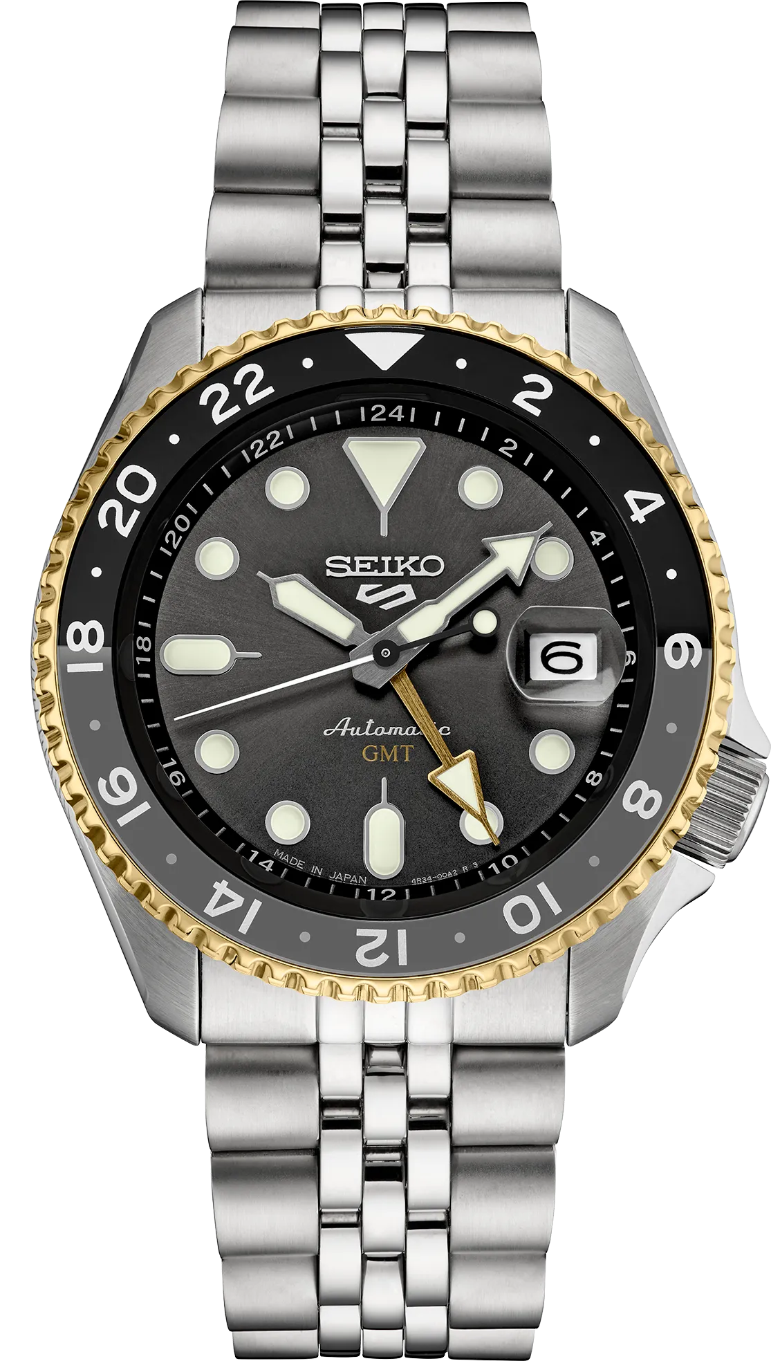 Seiko 5 Sports SKX GMT U.S. Special Creation Grey Dial