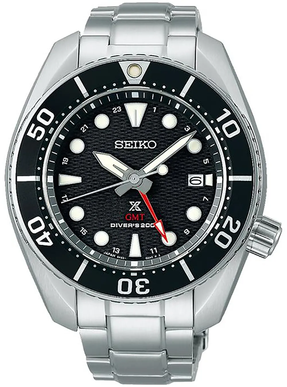 SEIKO PROSPEX DIVER SCUBA SEA ‘SUMO’ SOLAR GMT SBPK003 MADE IN JAPAN JDM