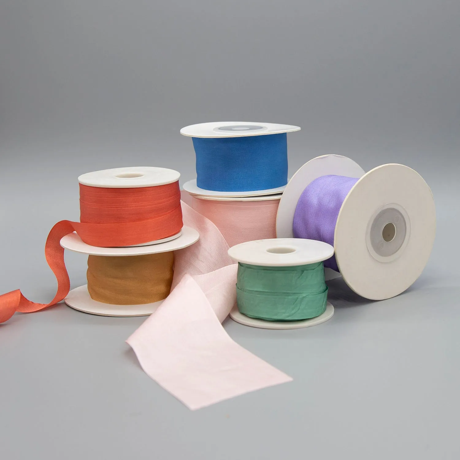 Silk Taffeta Ribbon - Sold by the yard - $2.00 yd. - $4.50 yd.