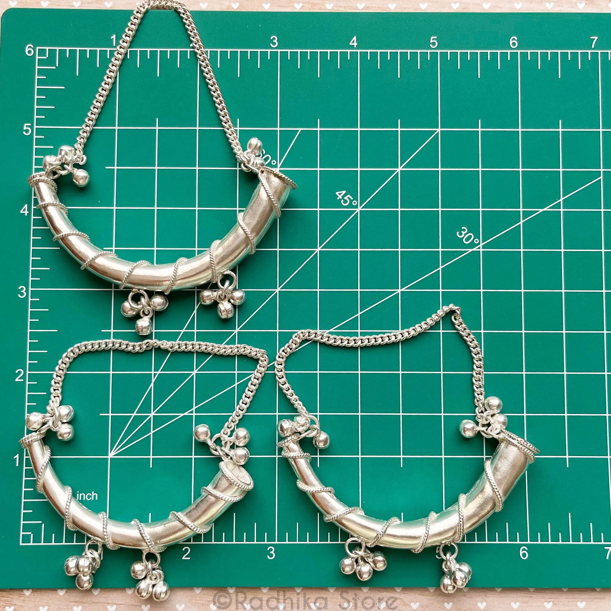 Silver Deity Bull Horns