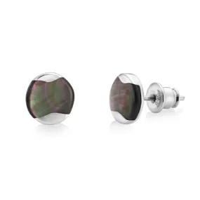 Silver Dune Stud Earrings