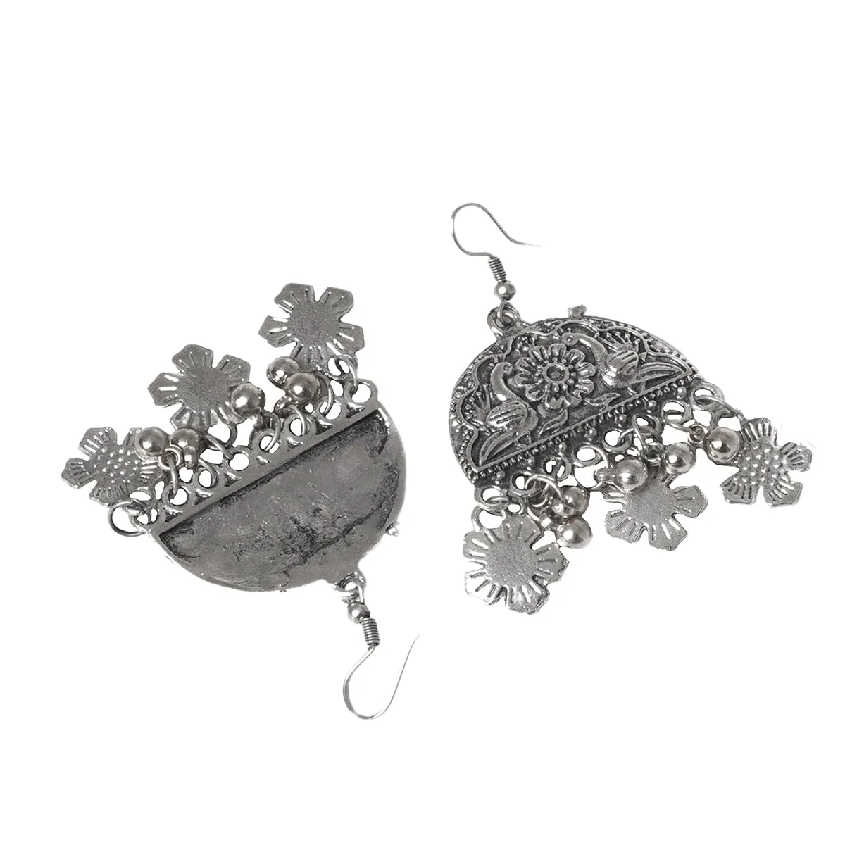 Teejh Aaral Silver Oxidised Jewelry Set