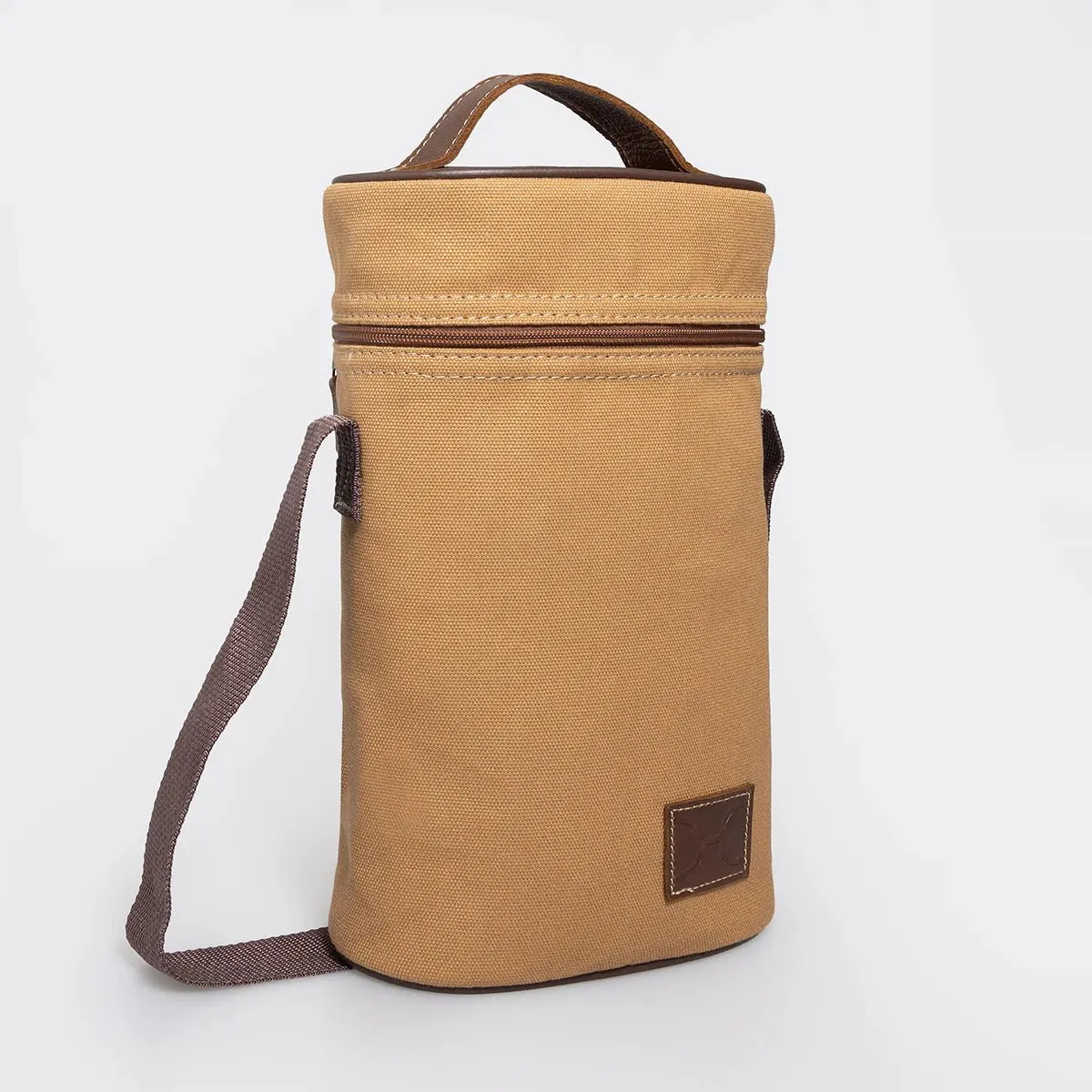 Thandana Canvas & Leather Double Carry Wine Cooler