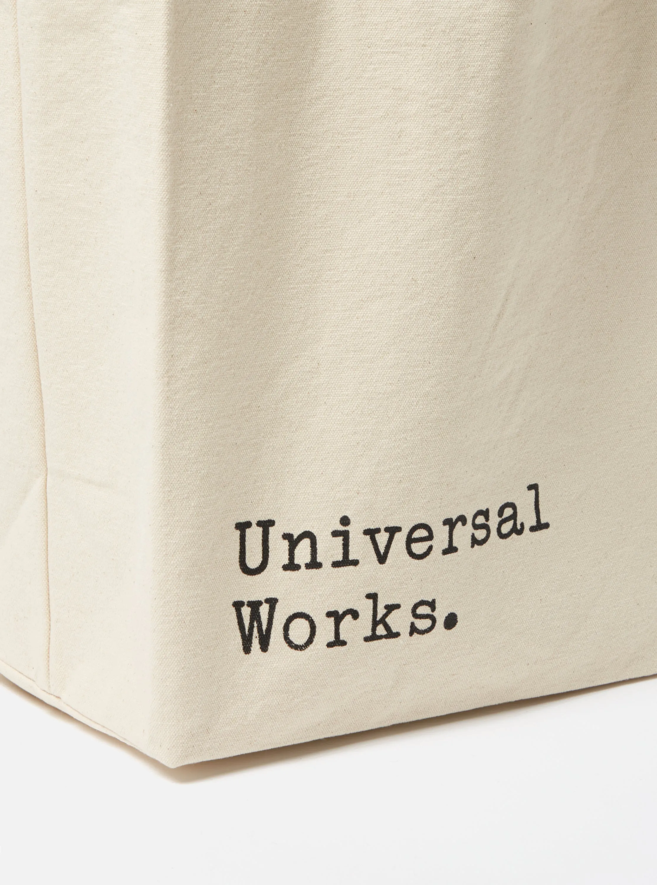 Universal Works Suit Bag in Ecru Cotton