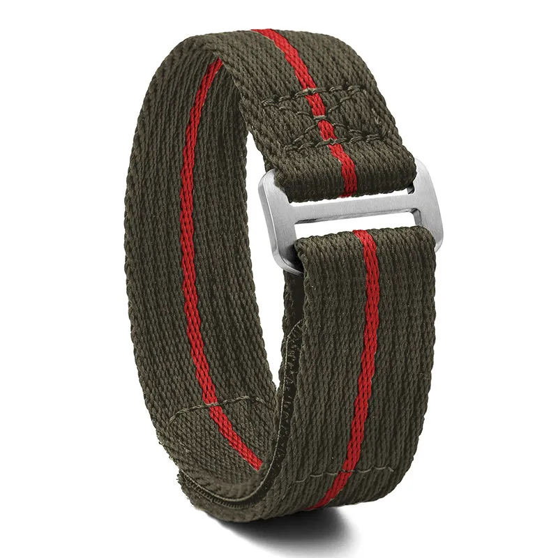 Watchdives Magic Tape Soft Nylon Watchband