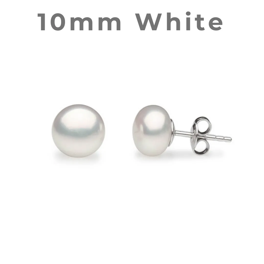 White Pearl Studs