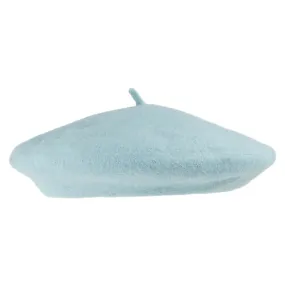 Wool Beret Light Blue Wholesale Pack